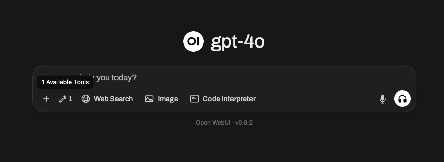 Open WebUI Tool Server